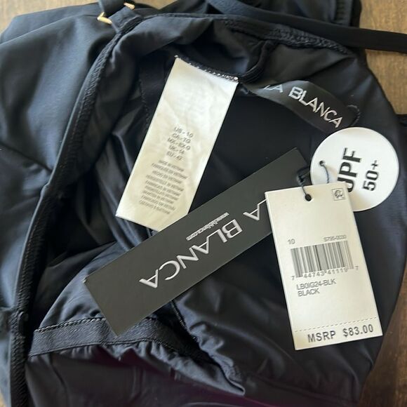 La Blanca Women's Island Goddess Rouched Body One Piece Swimsuit - Picture 10 of 14